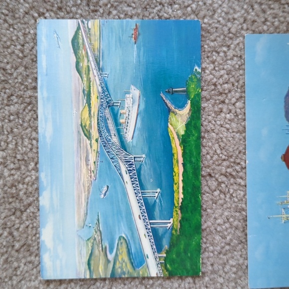 Pair Of Panama Canal Postcards - Picture 2 of 4